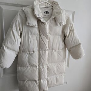 Zara Girls Long Puffer Jacket